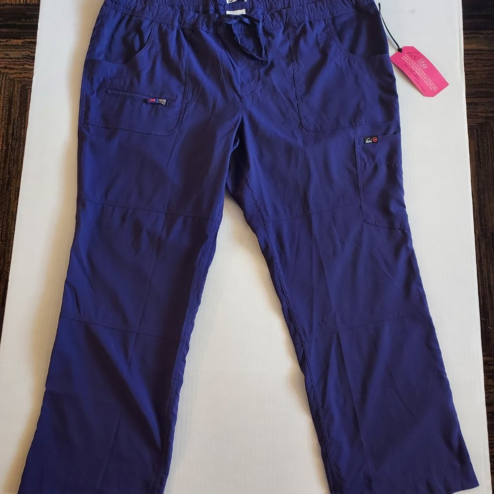 Koi Lite Dobby #721 Happiness Nurse CNA Caregiver Medical Scrub Pants NWT 2X